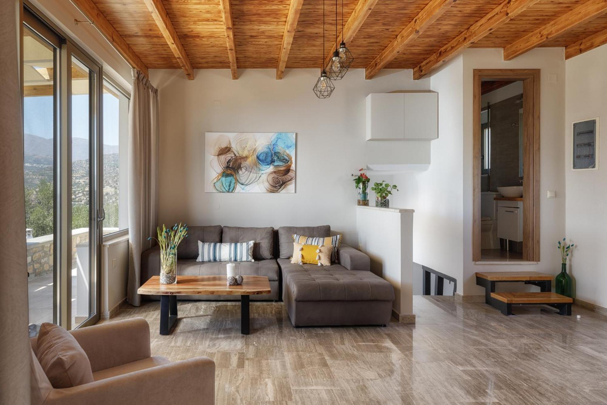 Mediterranean View Villa Makrýgialos エクステリア 写真