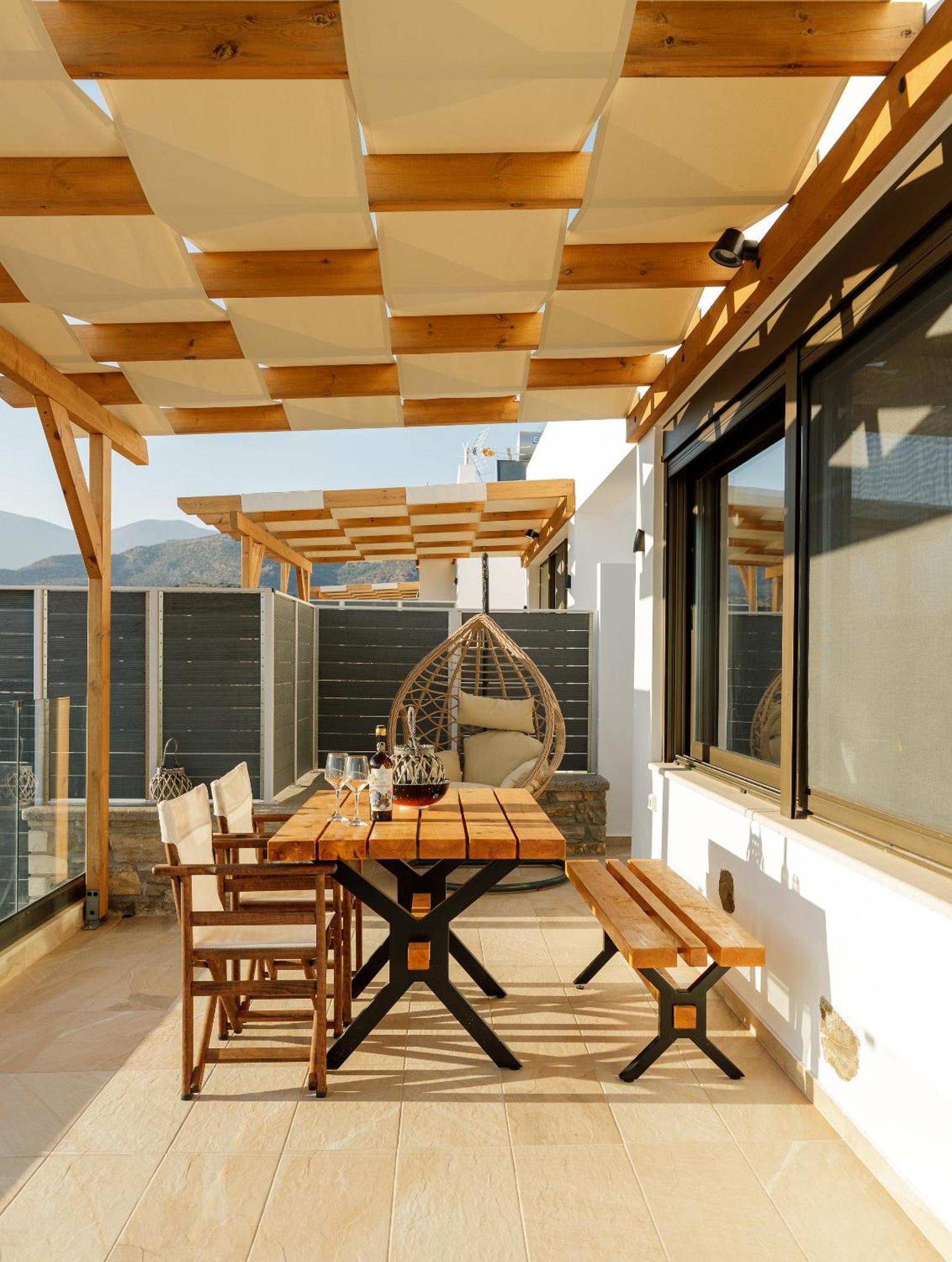 Mediterranean View Villa Makrýgialos エクステリア 写真