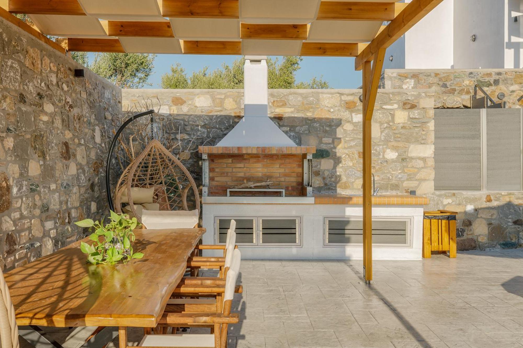 Mediterranean View Villa Makrýgialos エクステリア 写真