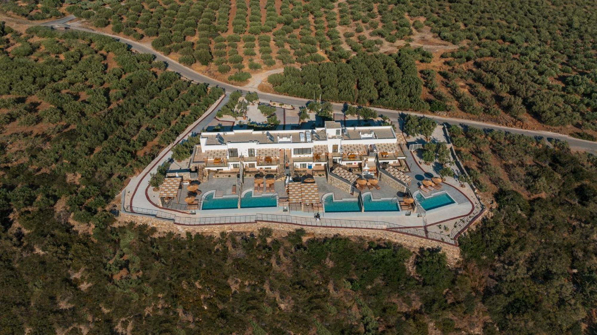 Mediterranean View Villa Makrýgialos エクステリア 写真
